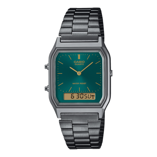 Casio unisex correa de metal – AQ-230EGG-3A