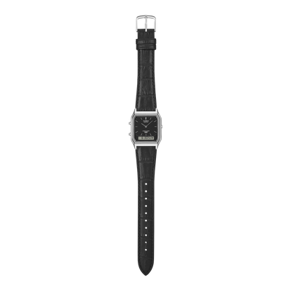 Casio Vintage de hombre pulsera de piel – AQ-230EL-1A