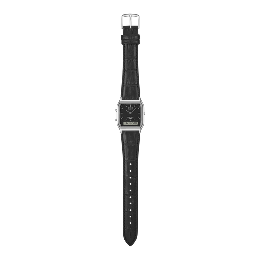 Casio Vintage de hombre pulsera de piel – AQ-230EL-1A