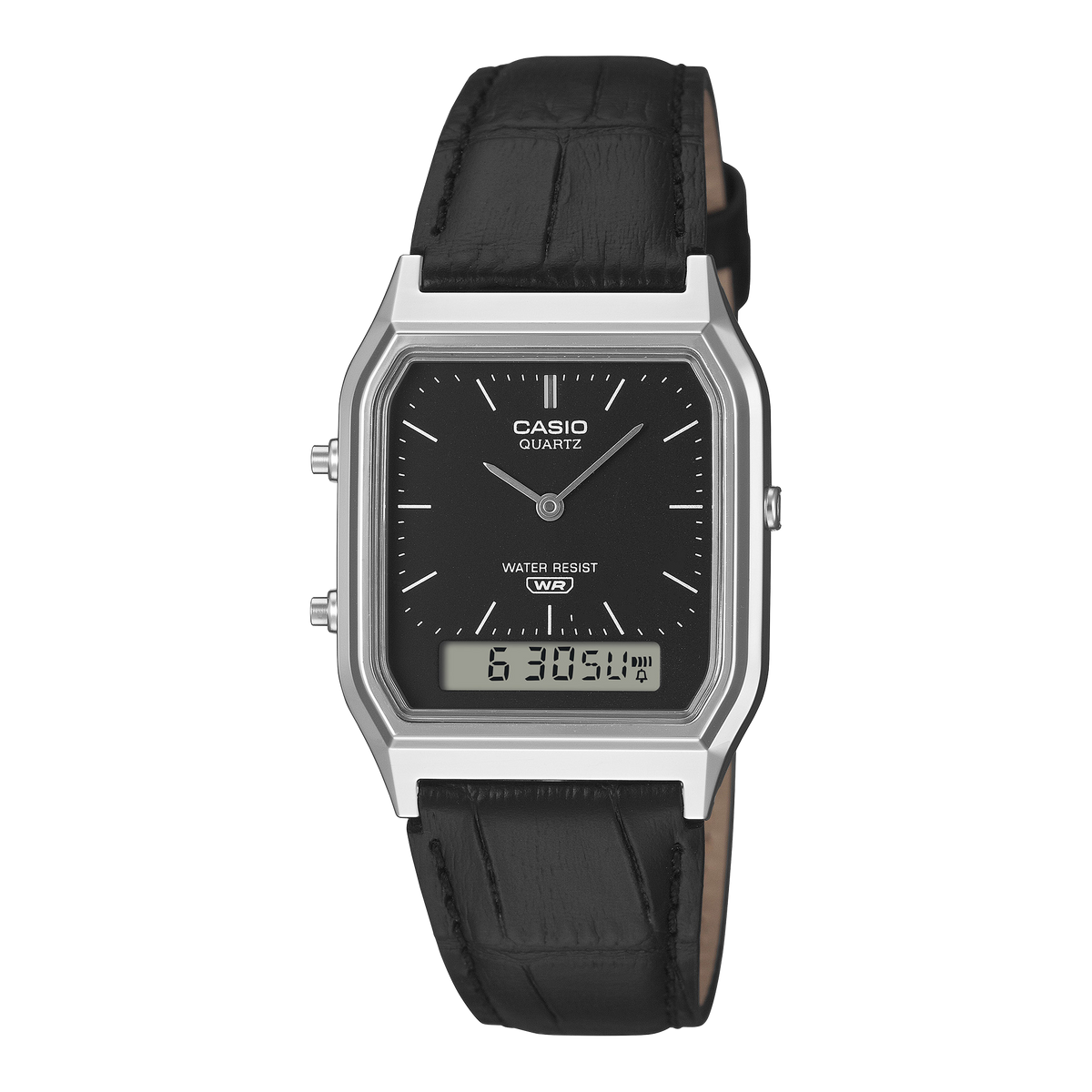 Casio Vintage de hombre pulsera de piel – AQ-230EL-1A