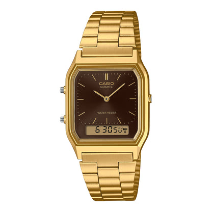 Casio unisex pulsera de acero análogo – AQ-230GA-5A