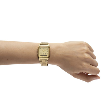 Casio Unisex, Vintage Clásico – AQ-230GA-9B