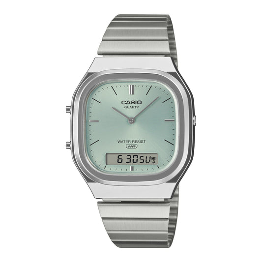 Casio Vintage unisex correa de metal – AQ-240E-2A