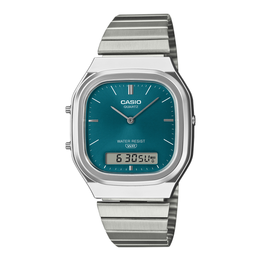 Casio de dama pulsera de metal – AQ-240E-3A