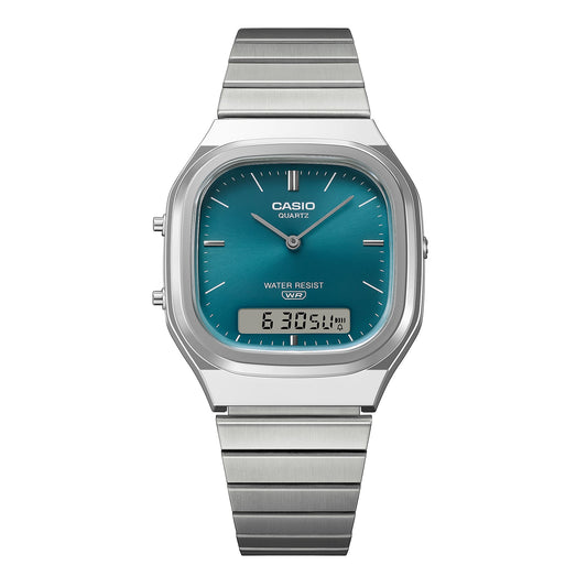 Casio de dama pulsera de metal – AQ-240E-3A