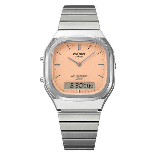 Casio Vintage unisex correa de metal – AQ-240E-4A