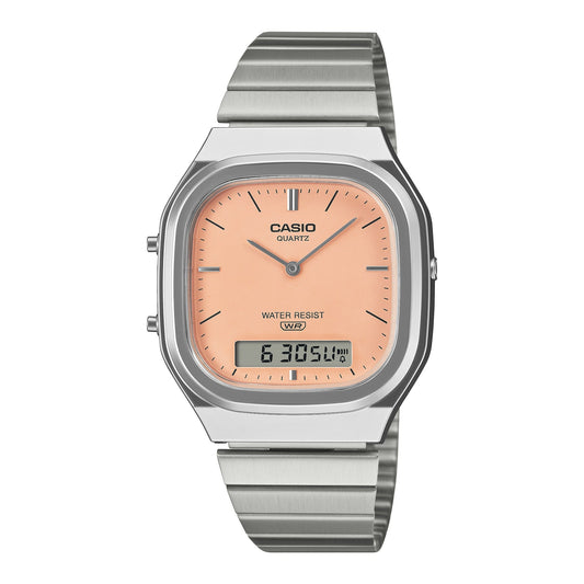 Casio Vintage unisex correa de metal – AQ-240E-4A