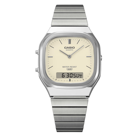 Casio Vintage unisex correa de metal – AQ-240E-7A2