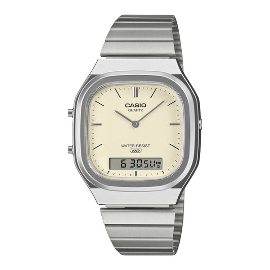 Casio Vintage unisex correa de metal – AQ-240E-7A2