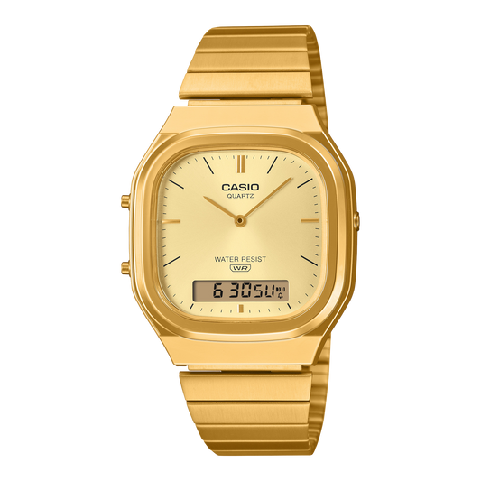 Casio Vintage unisex correa de metal – AQ-240EG-9A