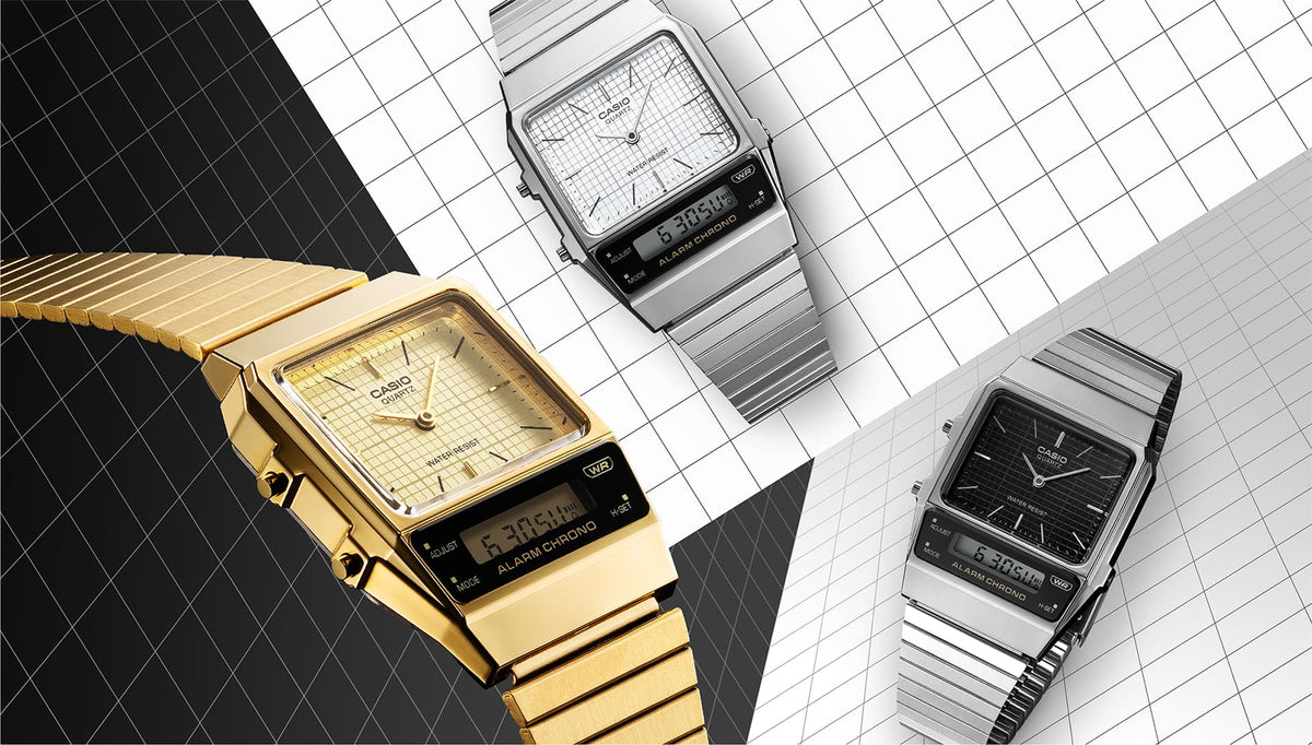 Casio Unisex, Vintage Clásico – AQ-800EG-9A