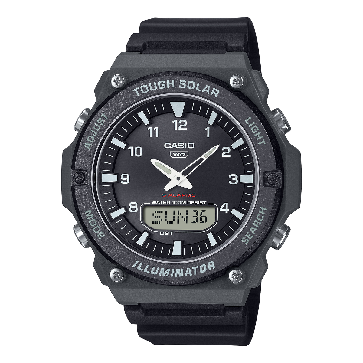Casio de hombre pulsera de resina – AQ-S820W-1AV