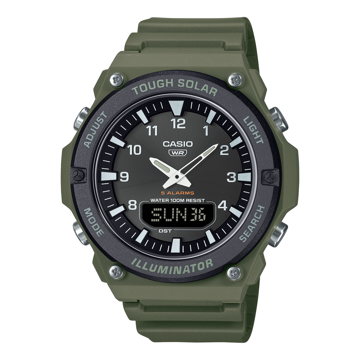 Casio de caballero banda de resina – AQ-S820W-3BV