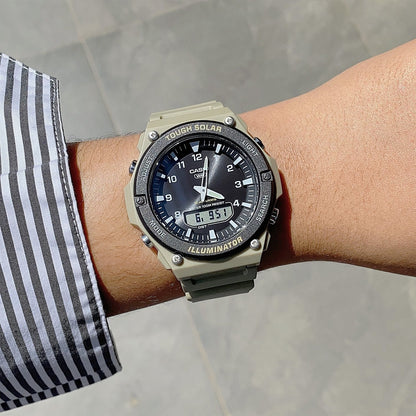 Casio de hombre pulsera de resina – AQ-S820W-5AV