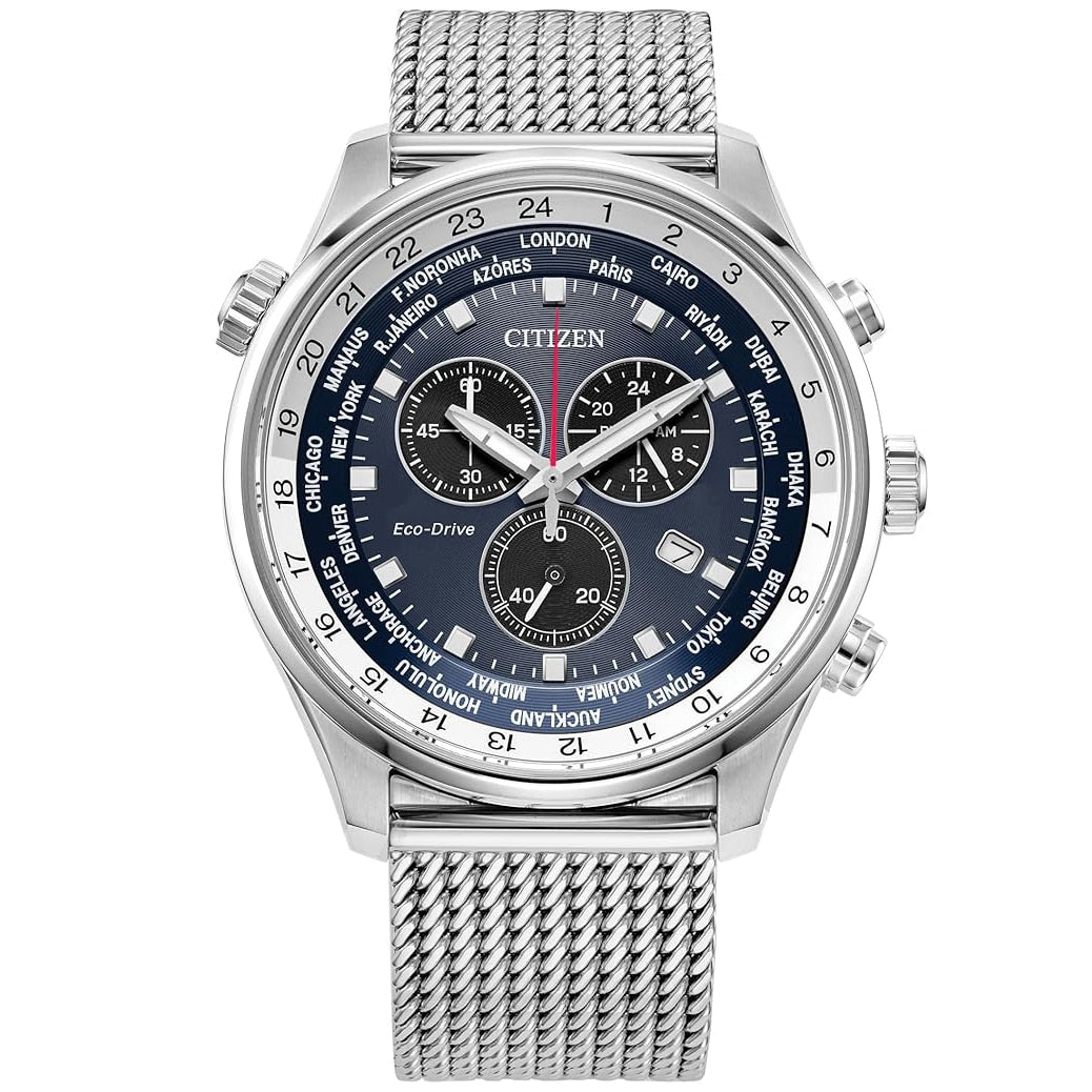 Citizen para caballero pulsera mesh Eco-Drive – AT0368-82L