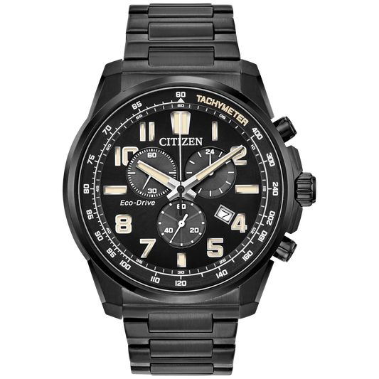 Citizen Brycen Eco-drive de hombre pulsera de metal 44mm – AT2375-51E