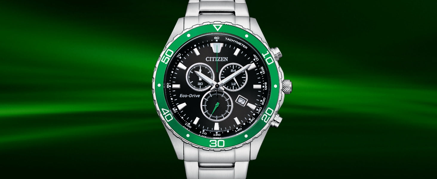 Citizen Eco-Drive Weekender Sport de hombre correa de metal – AT2386-55E