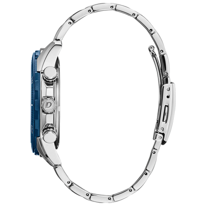 AT2440-51L Reloj Citizen Sport de hombre pulsera de metal 45 mm Eco-Drive