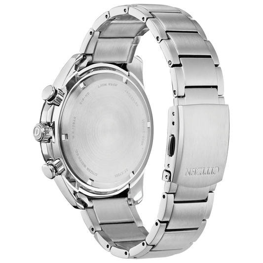 Citizen Sport de hombre pulsera de metal 45 mm Eco-Drive – AT2440-51L