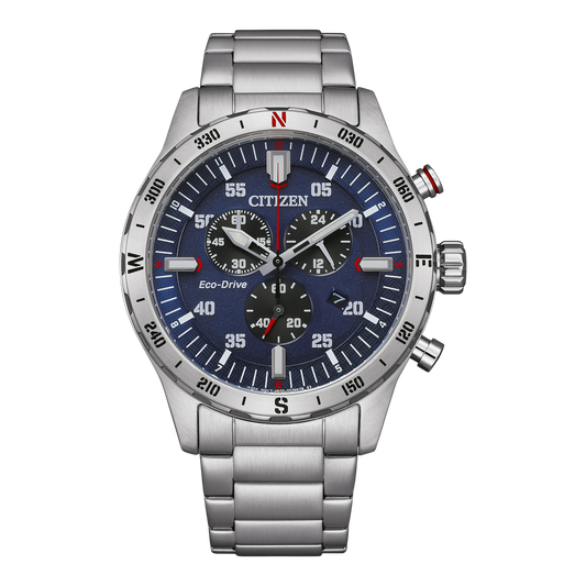 Citizen Sport Casual Eco-drive de caballero pulsera de metal – AT2520-89L