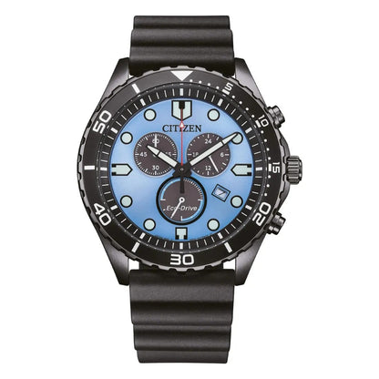 Citizen Eco-Drive para hombre pulsera de caucho – AT2567-18L
