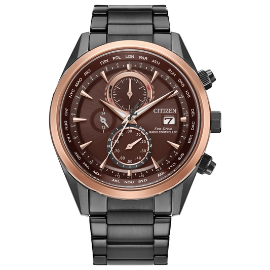 Citizen Eco-Drive Sport Luxury de hombre banda de metal – AT8267-51X