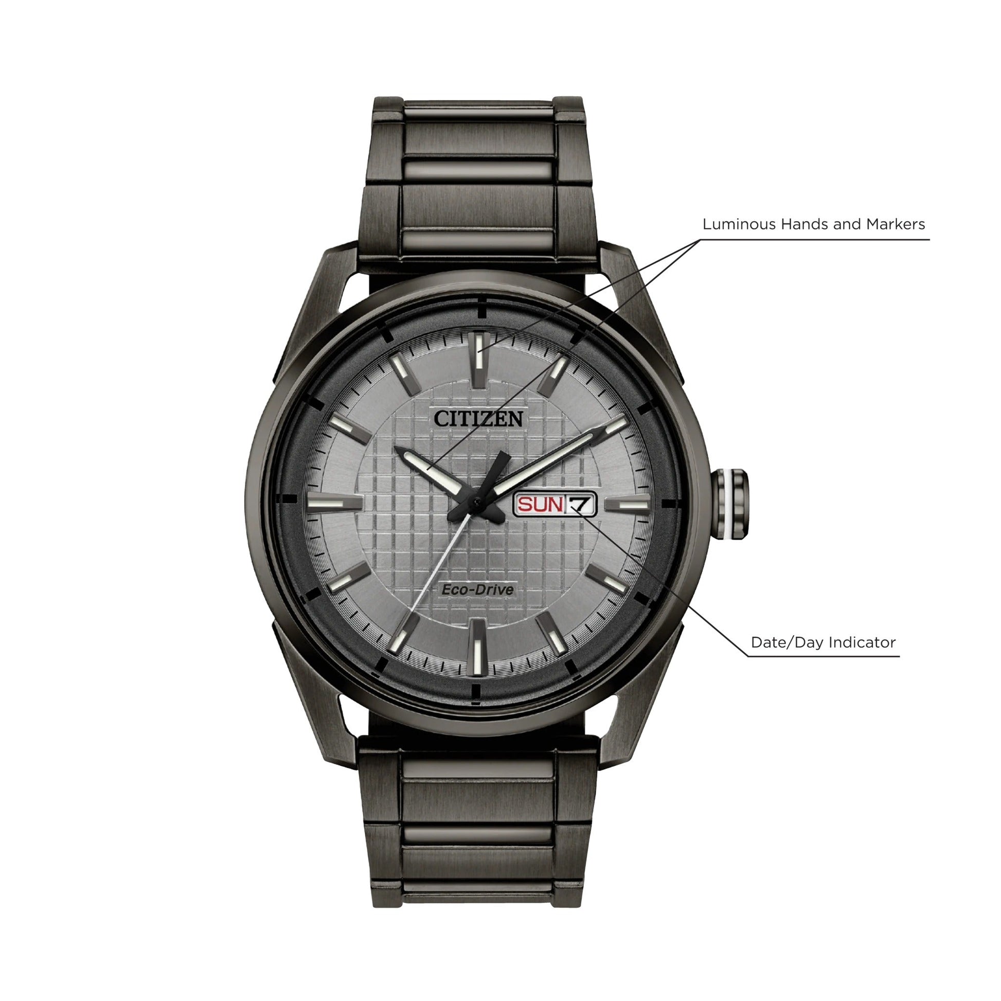 Citizen CTO Eco-Drive de hombre correa de metal – AW0087-58H