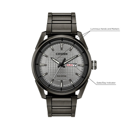 Citizen CTO Eco-Drive de hombre correa de metal – AW0087-58H
