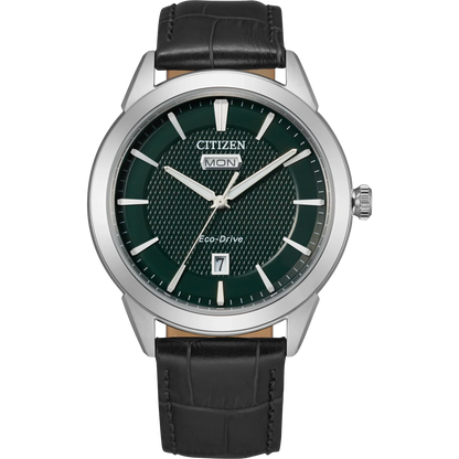 AW0090-02X Reloj Citizen Rolan de hombre pulsera de piel Eco-Drive
