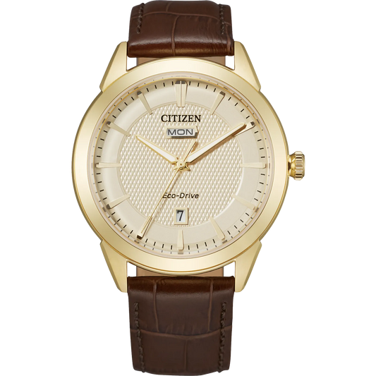 Citizen Rolan de hombre correa de piel 40 mm Eco-drive – AW0092-07Q