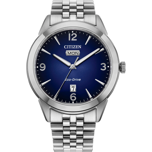 Citizen Rolan de hombre pulsera de metal 40 mm Eco-Drive – AW0150-53L