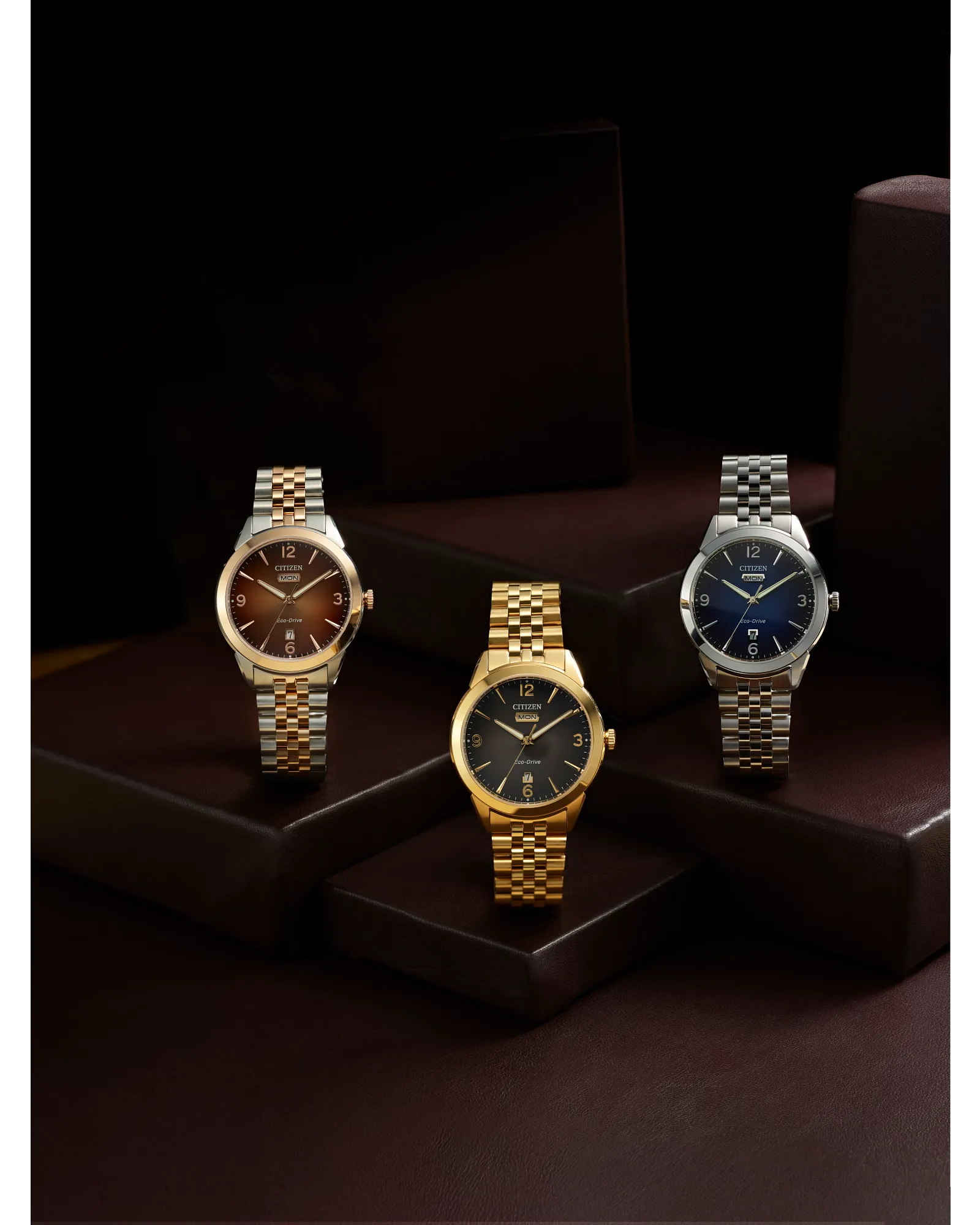 Citizen Rolan de hombre correa de metal – AW0156-57X