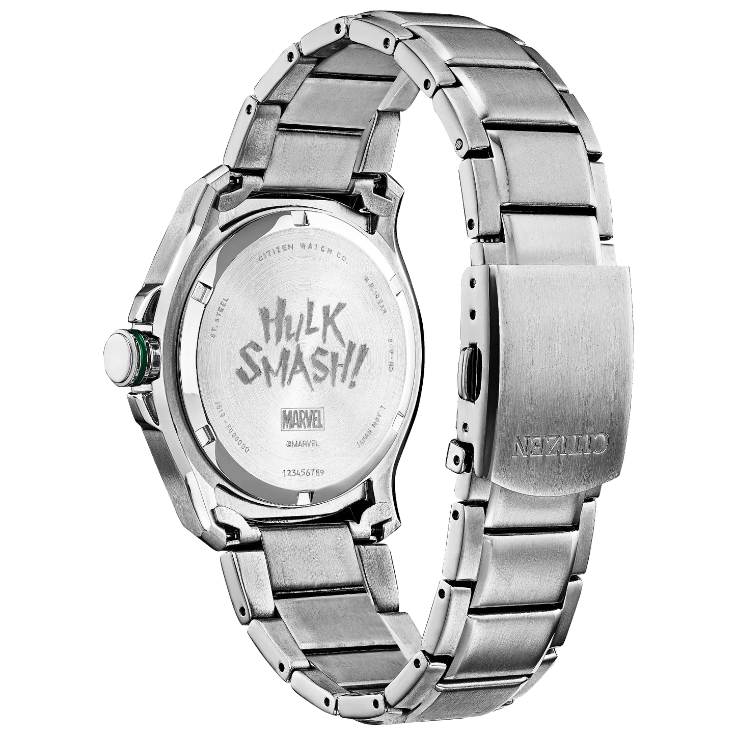 Citizen The Hulk Marvel edition de hombre pulsera de metal Eco-drive – AW1351-56W
