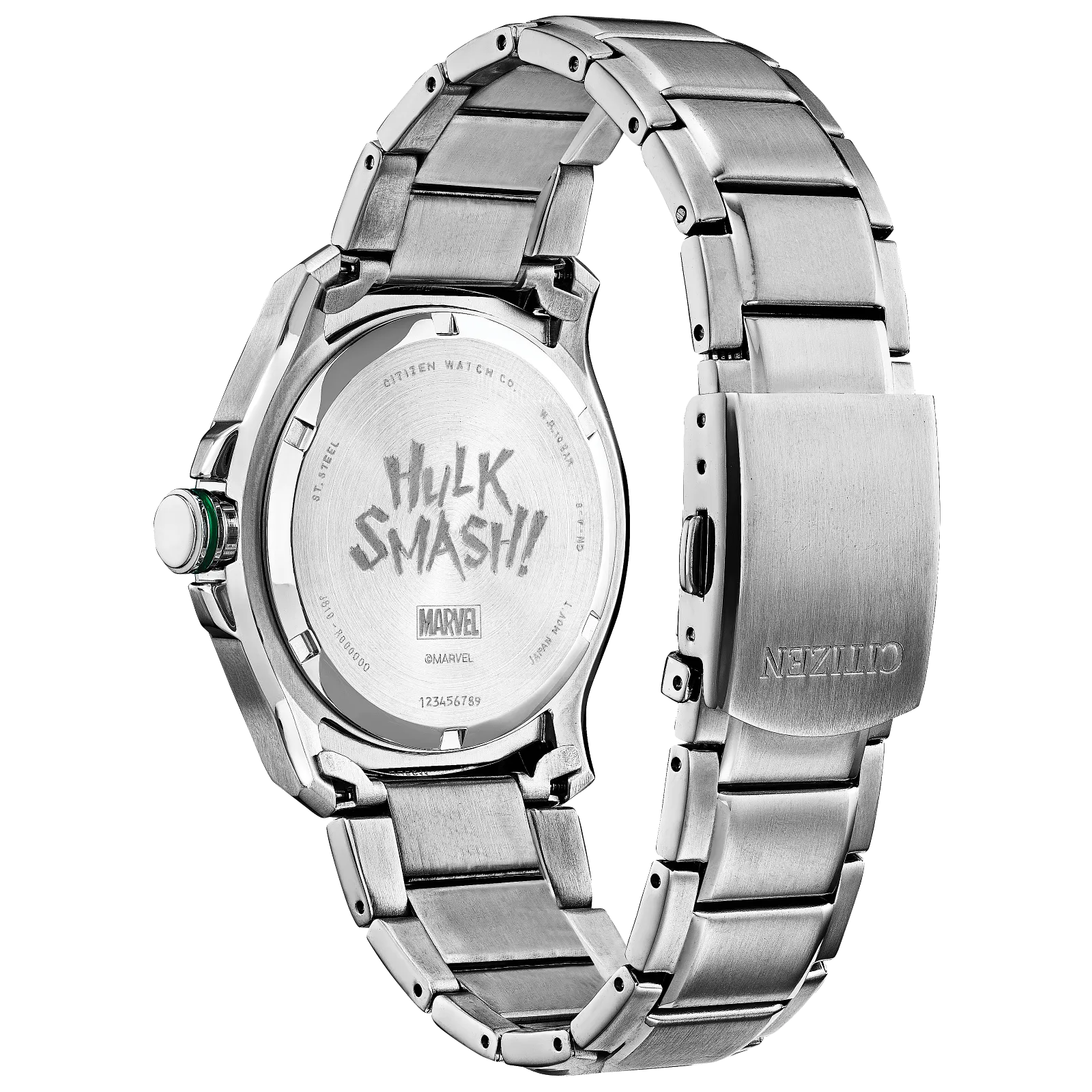 Citizen The Hulk Marvel edition de hombre pulsera de metal Eco-drive – AW1351-56W