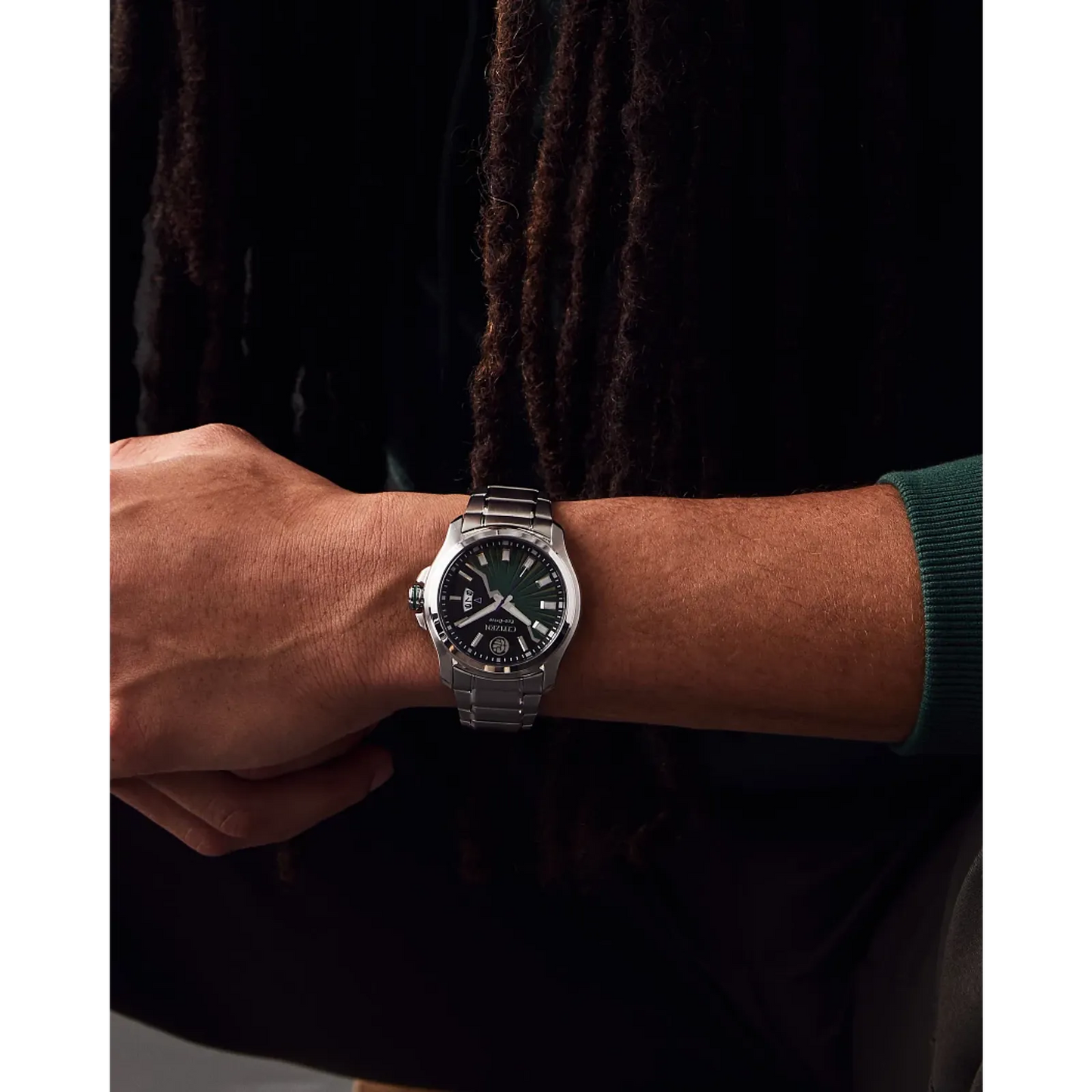 Citizen The Hulk Marvel edition de hombre pulsera de metal Eco-drive – AW1351-56W