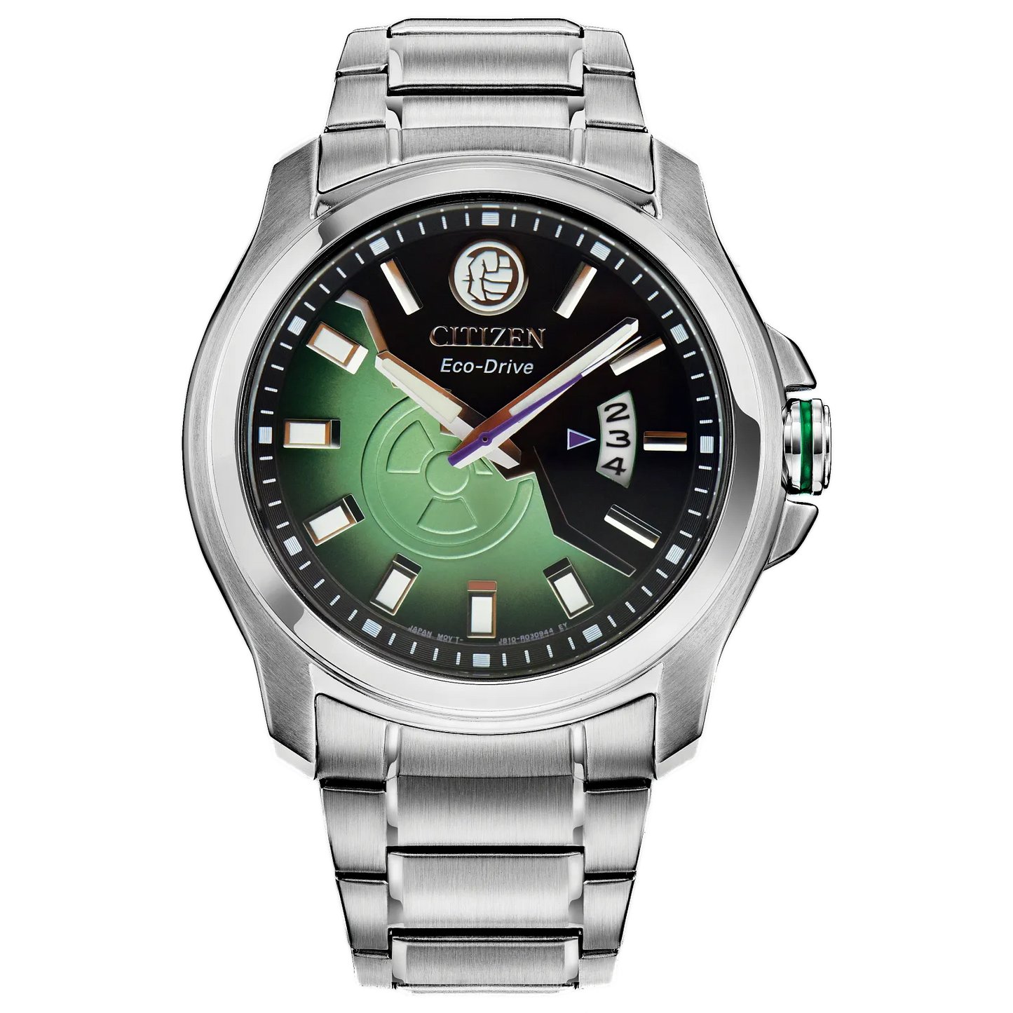 Citizen The Hulk Marvel edition de hombre pulsera de metal Eco-drive – AW1351-56W