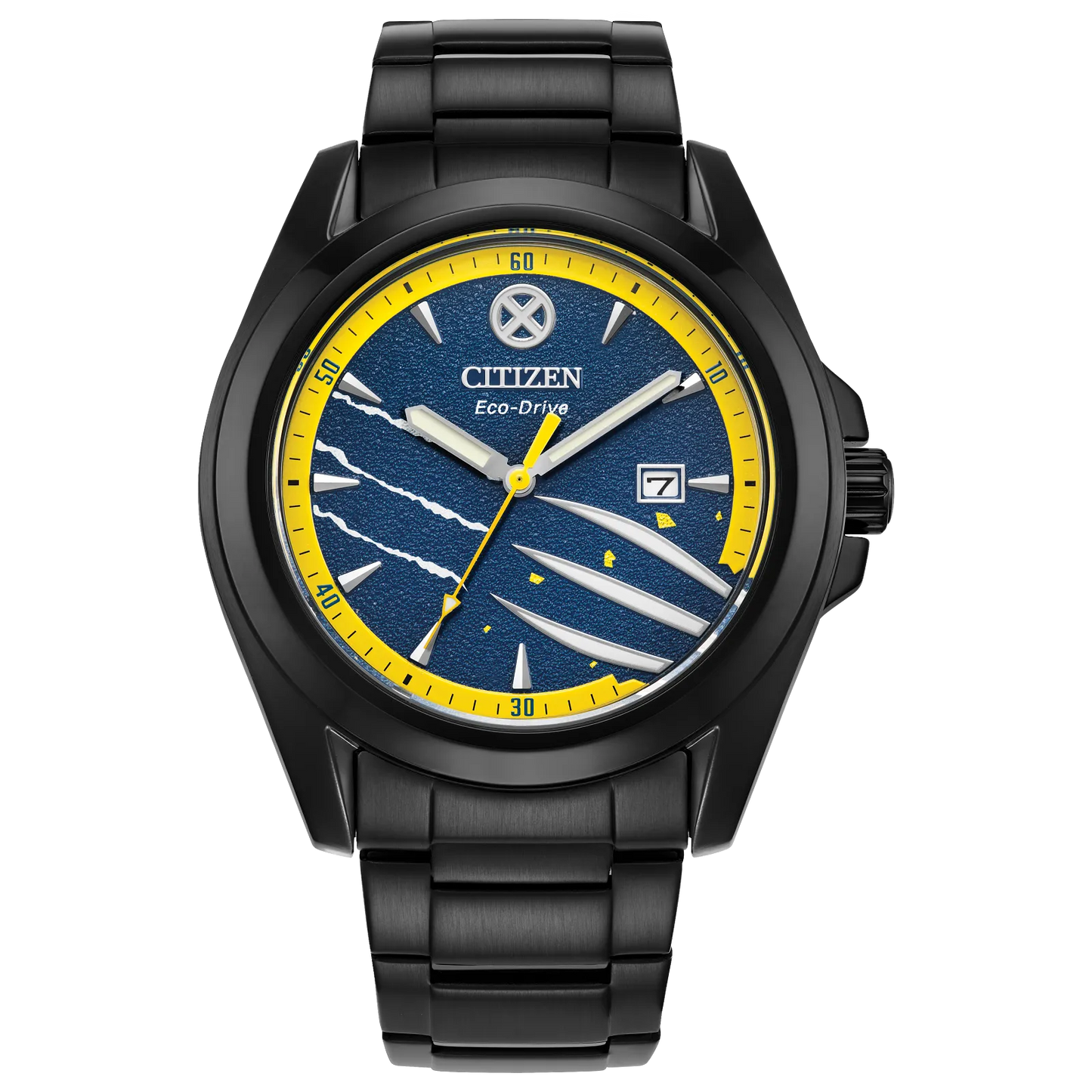 Citizen Wolverine Edition Marvel Eco-drive de hombre pulsera de metal – AW1435-66W