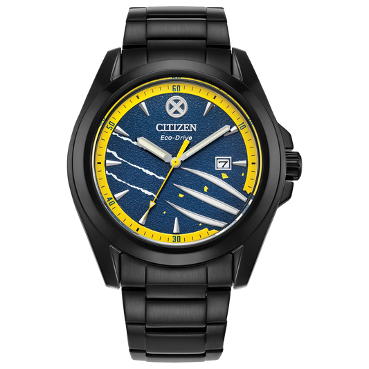 Citizen Wolverine Edition Marvel Eco-drive de hombre pulsera de metal – AW1435-66W