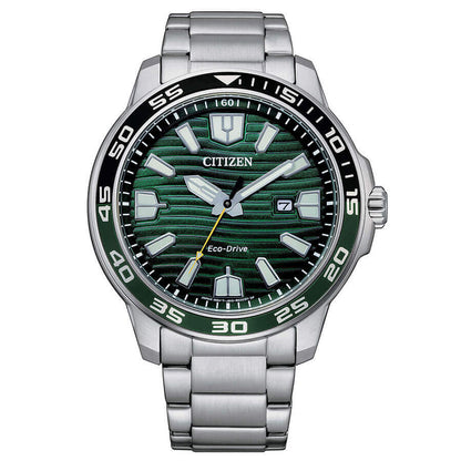 Citizen Eco-drive para hombre pulsera de acero inoxidable – AW1526-89X