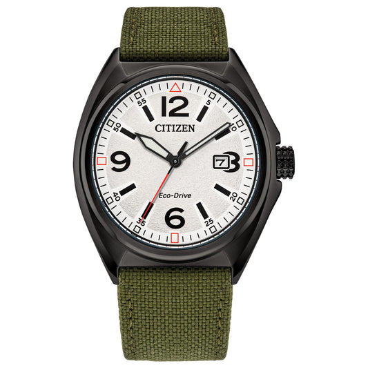 Citizen Eco-Drive de hombre correa de tela – AW1575-16A