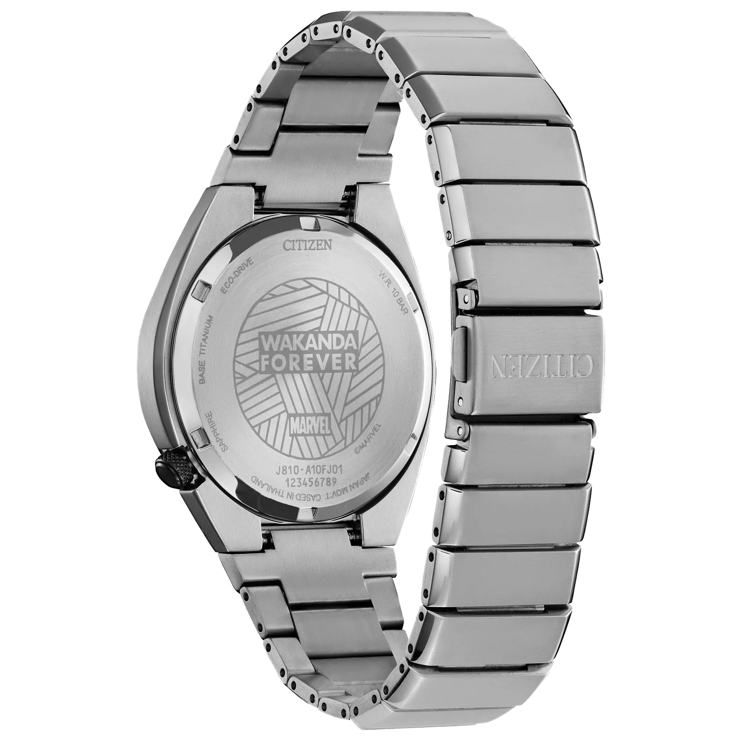Citizen Black Panter Marvel Edition de hombre pulsera de acero inoxidable Eco-drive – AW1668-50W