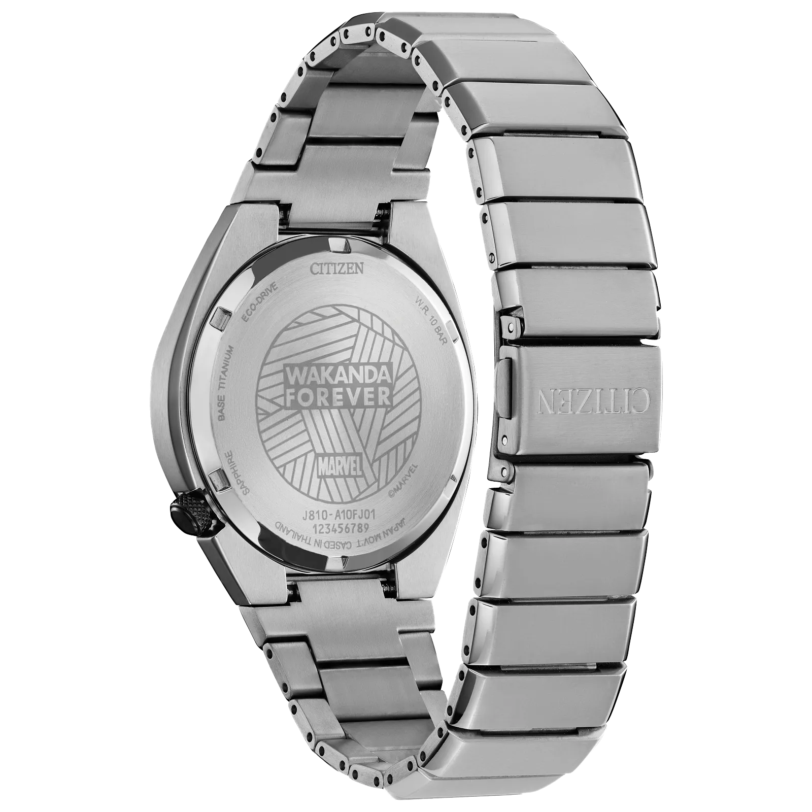 Citizen Black Panter Marvel Edition de hombre pulsera de acero inoxidable Eco-drive – AW1668-50W