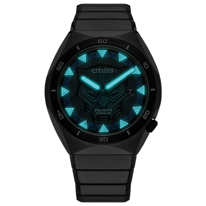 Citizen Black Panter Marvel Edition de hombre pulsera de acero inoxidable Eco-drive – AW1668-50W