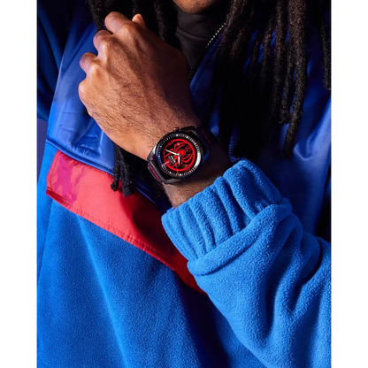 Citizen Spider-Man Miles Morales Marvel Edition de caballero pulsera de piel Eco-drive – AW1685-00W