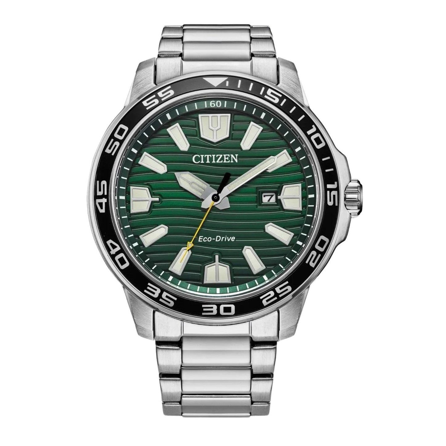 Citizen Eco-drive de hombre pulsera de acero inoxidable – AW1701-56X