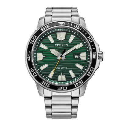 Citizen Eco-drive de hombre pulsera de acero inoxidable – AW1701-56X