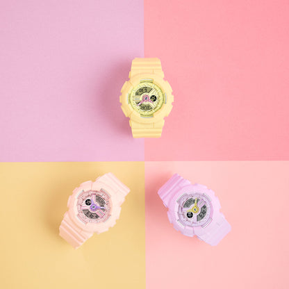 Baby-G de dama pulsera de resina doble hora – BA-110AH-4A
