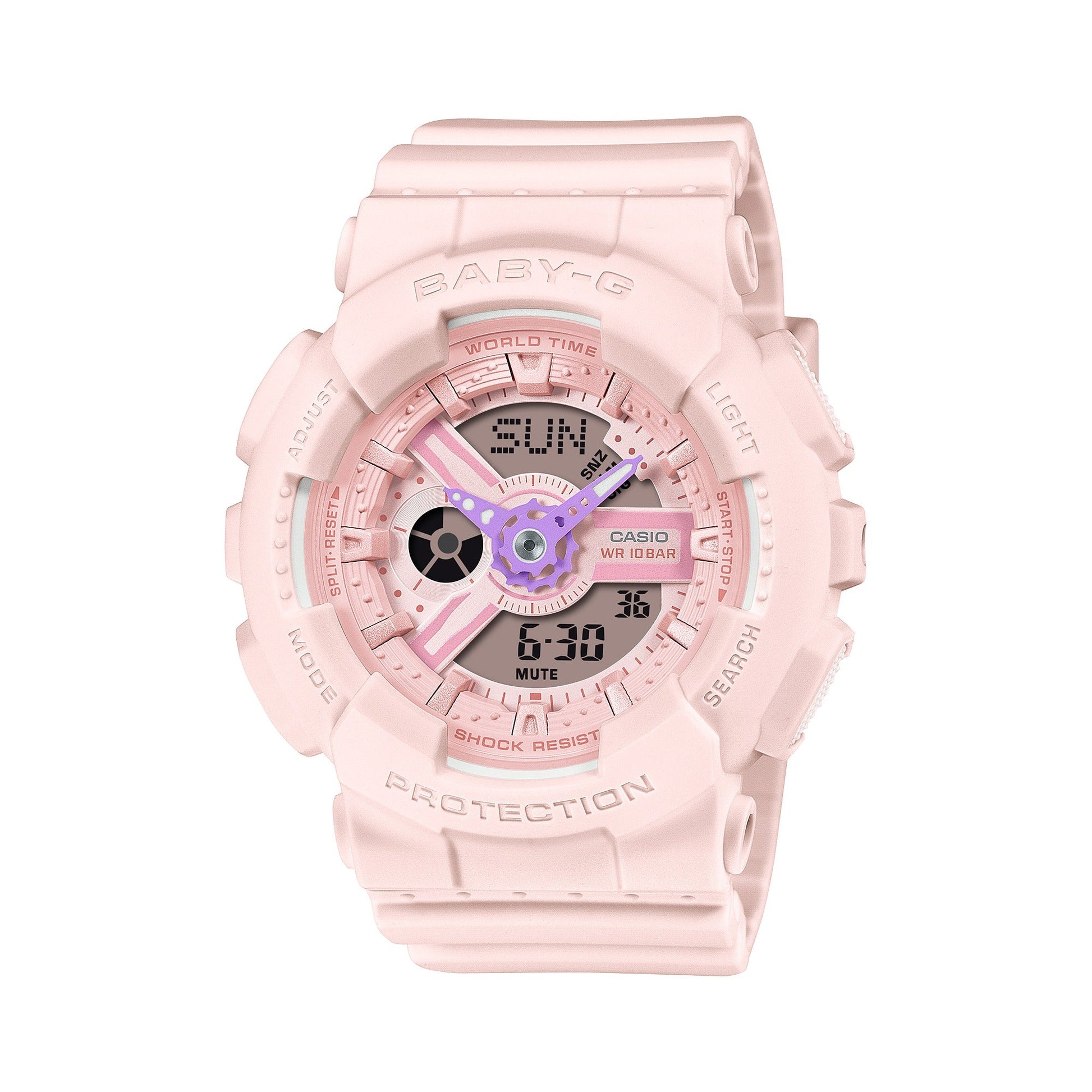 Baby-G de dama pulsera de resina doble hora – BA-110AH-4A