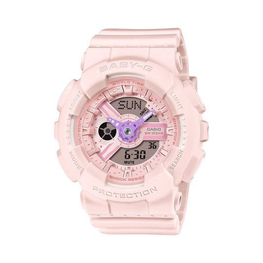 Baby-G de dama pulsera de resina doble hora – BA-110AH-4A