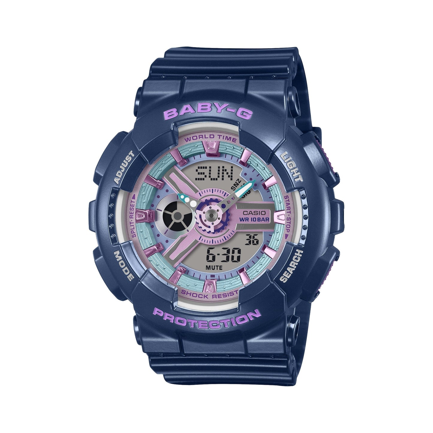 Baby-G de dama correa de resina – BA-110MC-2A